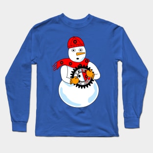 Mechanical Snowman Long Sleeve T-Shirt